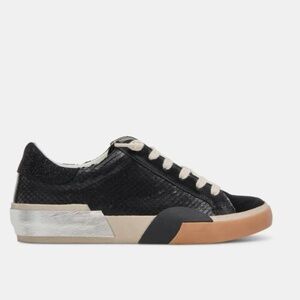 Dolce Vita Onyx Embossed Leather sneaker